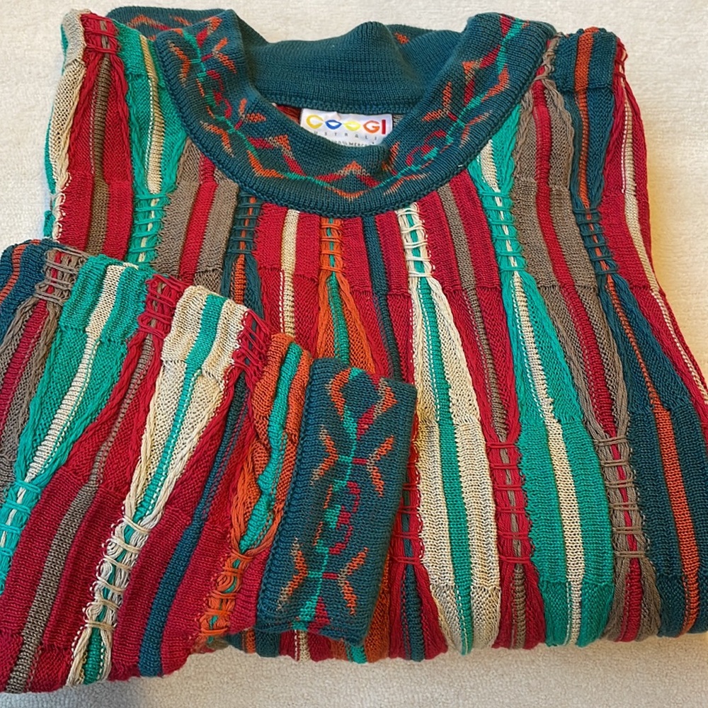 COOGI Australia 100% Cotton sweater size L